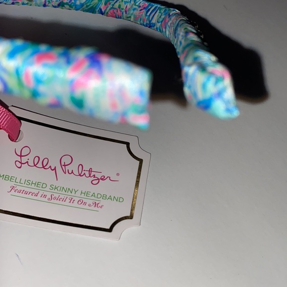 New Lilly Pulitzer embellished skinny headband - Picture 4 of 4